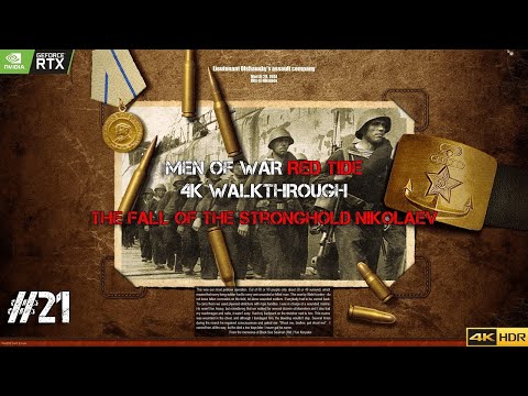 [Parte 21] Men of War Red Tide Walkthrough - Company of Heroes - The Fall of the Stronghold Nikolaev