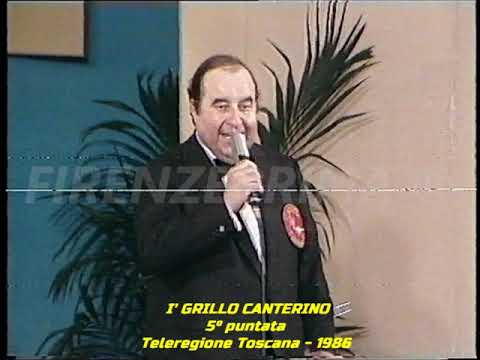 I' grillo canterino II stagione. 5°p. Gianfranco d'Onofrio - Teleregione Toscana - 1986