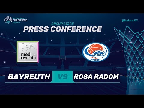 medi Bayreuth v Rosa Radom - Press Conference - Basketball Champions League 2017-18