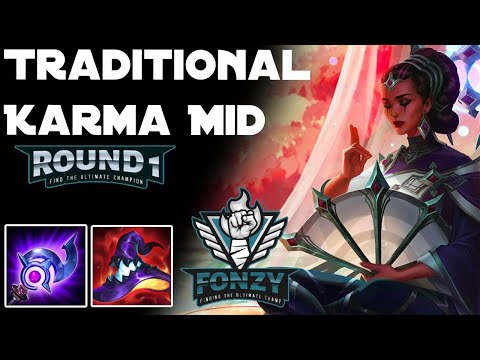 KARMA MID VS YASUO! - Season 12 -League of Legends - Round 1- Patch 12.4