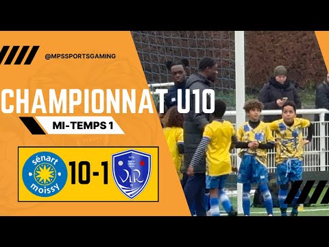 SÉNART MOISSY VS LA ROCHETTE FC ,MATCH DU CHAMPIONNAT U10, MI-TEMPS1,U10
