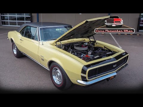 Butternut Yellow 1967 Chevrolet Camaro RS/SS L78 396/375HP Solid Lifter 4 Speed Manual FOR SALE