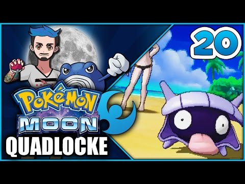 Pokémon Moon Quadlocke Part 20 | TOTALLY NOT DISTRACTED BY YOUR OUTFIT