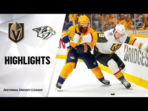 NHL Highlights | Golden Knights @ Predators 11/27/19
