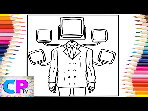 Skibidi Toilet Coloring Pages/Skibidi Toilet Tv Man/Kovan & Electro-Light - Skyline [NCS Release]