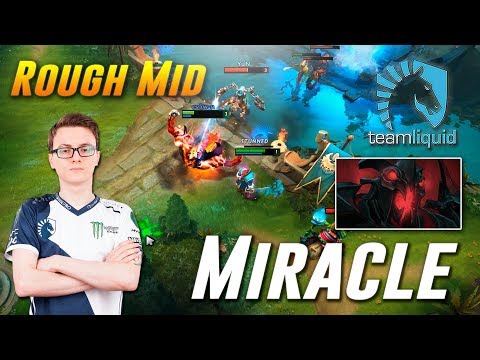 Miracle Shadow Fiend Rough Mid Action - TOP MMR Gameplay Dota 2