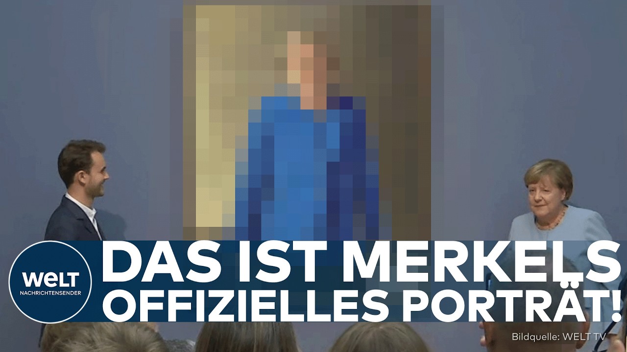 ANGELA MERKEL: Offizielles Kanzlerinnen-Porträt enthüllt! Jetzt ist es erstmals zu sehen