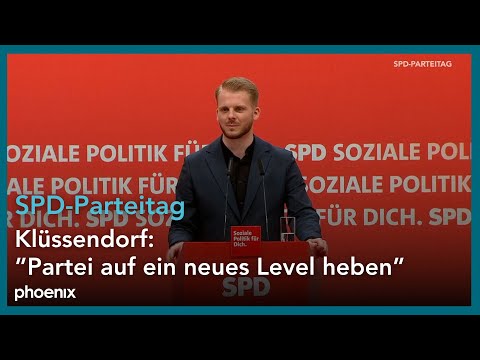 SPD-Parteitag: Vorstellungsrede des designierten Generalsekretärs Tim Klüssendorf