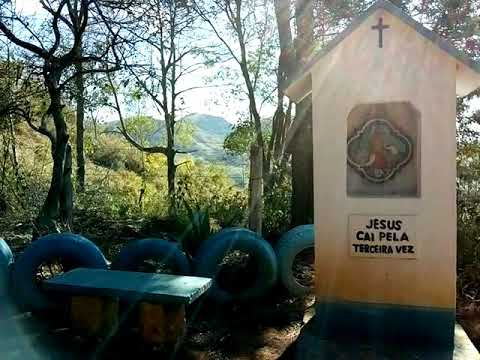 Caminhada ao Santo Cruzeiro de Paraisópolis MG.