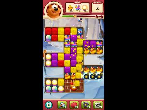 Toon Blast Level 7702 - NO BOOSTERS 🐻🐺🐱 | SKILLGAMING ✔️