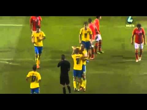 Zlatan Ibrahimovic Amazing Free Kick Goal [Sweden 4-2 Norway] 14.08.2013 International Friendly