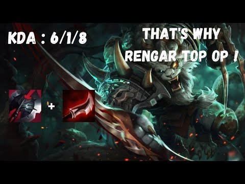 RENGAR TOP VS CHO'GATH | PATCH 10.13 EUNE CHALLNGER