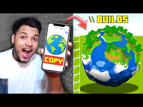 Minecraft I Cheated With //GOOGLE In Build Battle !