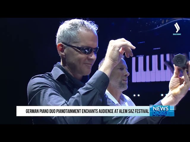 Немис пианисттери Alem Saz фестивалынын жабылыш аземинде шоу көрсөтүштү