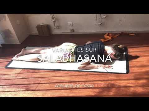Salabhasana (avec sangle)