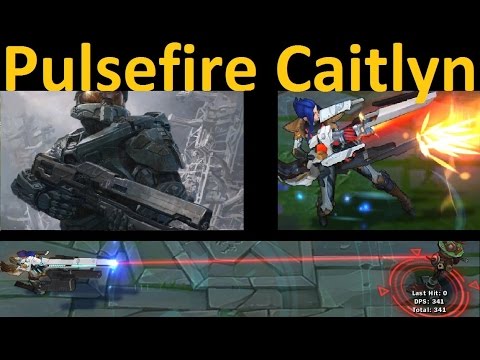Pulsefire Caitlyn Legendary Skin - Cait Teams up with Zorg Industries and Master Chief