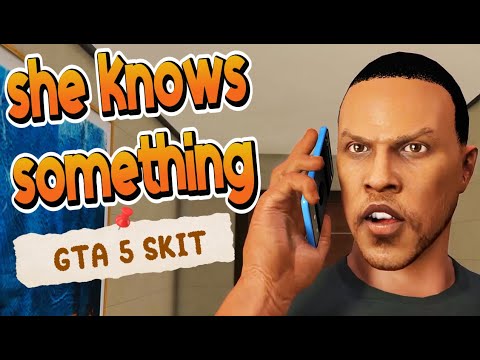 WHEN SHE KNOW YOU DID SOMETHING WRONG! ( FUNNY GTA5 SHORT SKIT BY ITSREAL85VIDS)