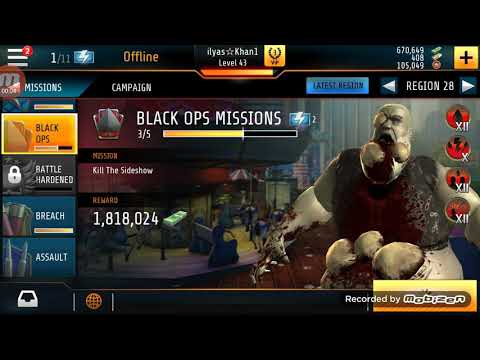 Kill Shot Bravo Region 28=4 Black Ops Mission Complete