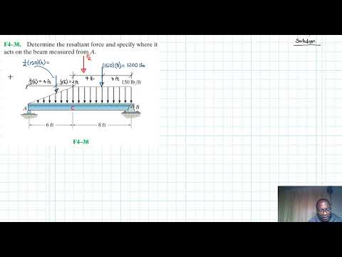 F4–38 Force System Resultants (Chapter 4: Hibbeler Statics) Benam Academy
