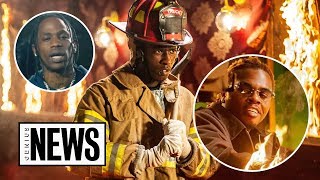 How Young Thug, Gunna &amp; Travis Were Set On Fire In The “Hot” Music Video | Genius News