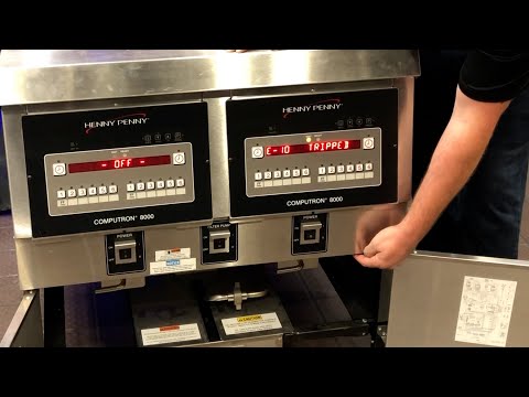How to Reset E-10 (high limit tripped) on your Open Fryer 320 Series