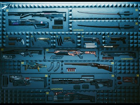 Cyberpunk 2077:  How to Get Stash Wall All 19 Iconic Weapons