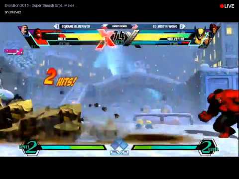 EVO 2015   Ultimate Marvel vs Capcom 3 Finals   Justin Wong vs Kane