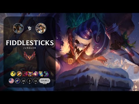Fiddlesticks Jungle vs Xin Zhao - NA Grandmaster Patch 14.4