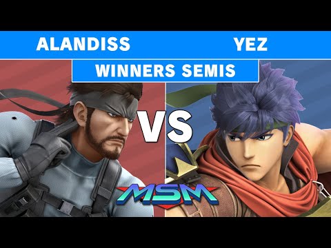 MSM Online 38 - AlanDiss (Snake) Vs. Yez (Ike) Winners Semis - Smash Ultimate