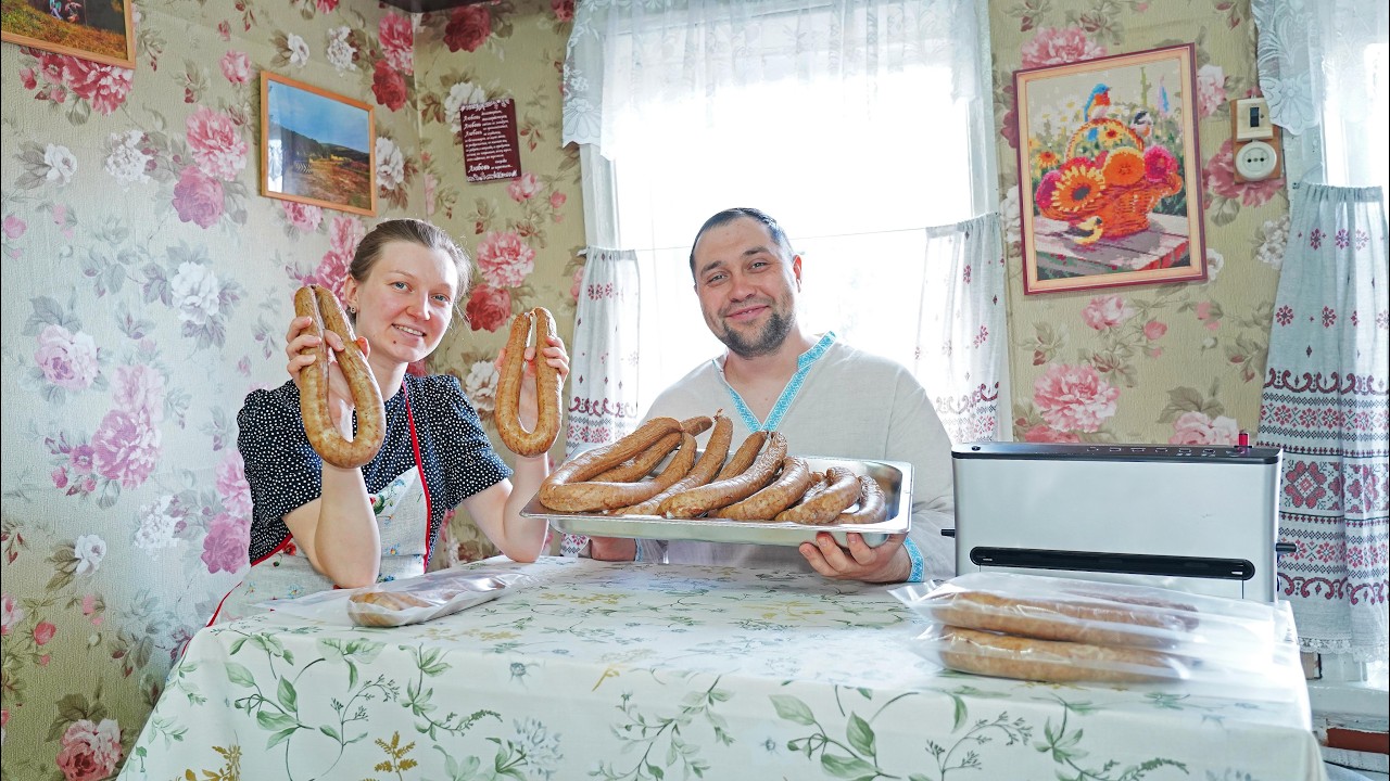ОСТАЛИСЬ ЖИТЬ В ДЕРЕВНЕ | ОТКРЫЛИ СВОЙ МЯСНОЙ ЦЕХ | ПРОИЗВОДИМ  ПРОДУКЦИЮ НА К