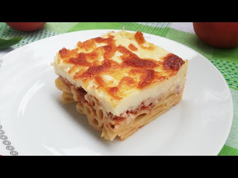 Pastitsio- Greek Lasagna | How to Make Greek Pastitsio | Pastitsio Recipe