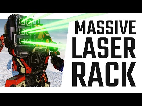 Massive Laser Rack Hunchback 4P - Mechwarrior Online The Daily Dose #1264