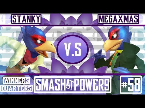 S@P9 #58 - Stanky (Falco) VS Top Shelf | MegaXmas - SSBM Winners Quarters