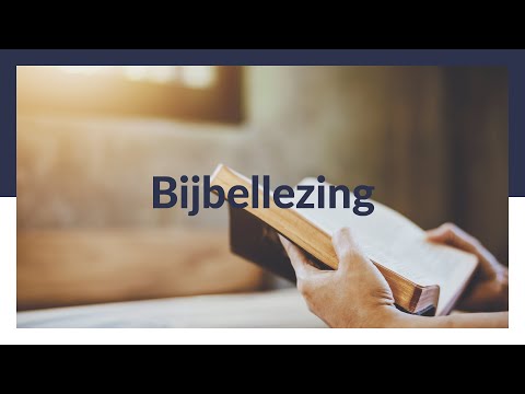 Ds. A.A. Egas - Bijbellezing - Mozes als type van Christus (2)