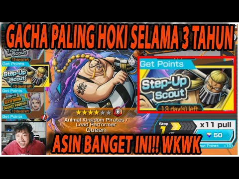 🔥🔥GACHA PALING HOKI SELAMA 3 TAHUN [BANNER QUEEN & JACK] - ONE PIECE Bounty Rush