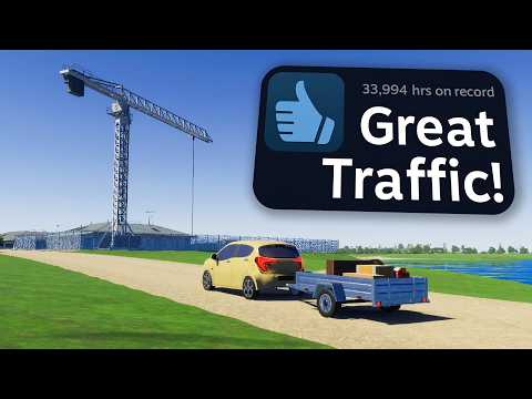 100k Population using only DIRT ROADS - Cities Skylines 2