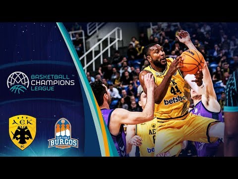 AEK v San Pablo Burgos - Highlights - Basketball Champions League 2019-20