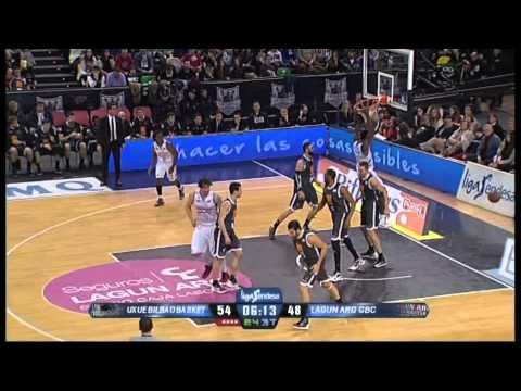 Bilbao Basket v Lagun Aro GBC (91-72) Liga Endesa Spanish ACB Basketball Highlights [23/02/13]