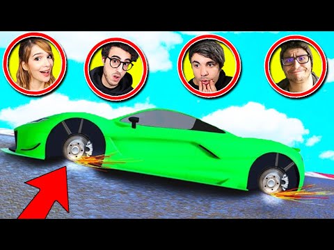 GARA CON LE RUOTE BUCATE CONTRO I MIEI AMICI su GTA 5!!