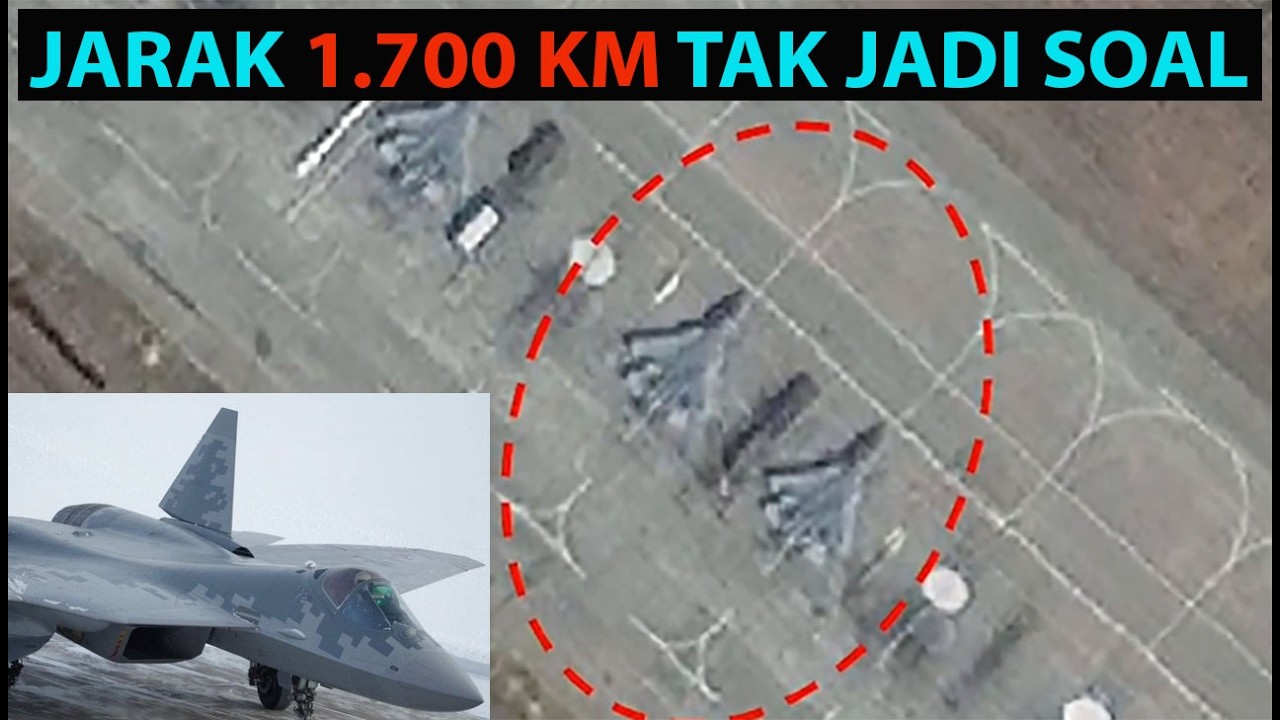 2 Su-57 Rusia Sembunyi di Pegunungan Ural, Tapi Drone Ukraina Tetap Menemukannya