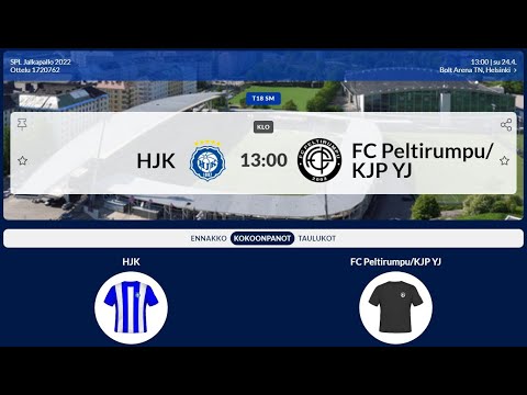 T18 SM: HJK - FC Peltirumpu/KJP YJ