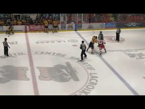 Fight/Bagarre Dave Hamel vs Derek Parker 30 avril 2022