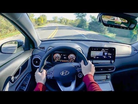 2022 Hyundai Kona Electric Limited - POV Test Drive (Binaural Audio)