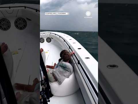 Intense Scene as Boat Outruns Storm | AccuWeather