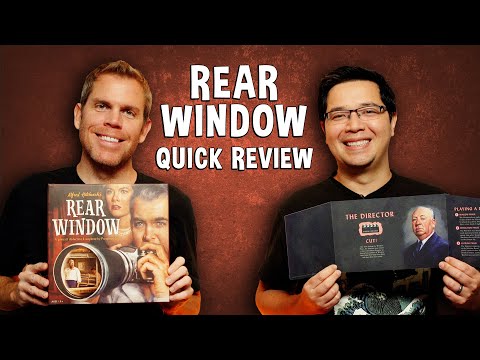 Quick Review of Rear Window - Hitchcock Deduction Board Game