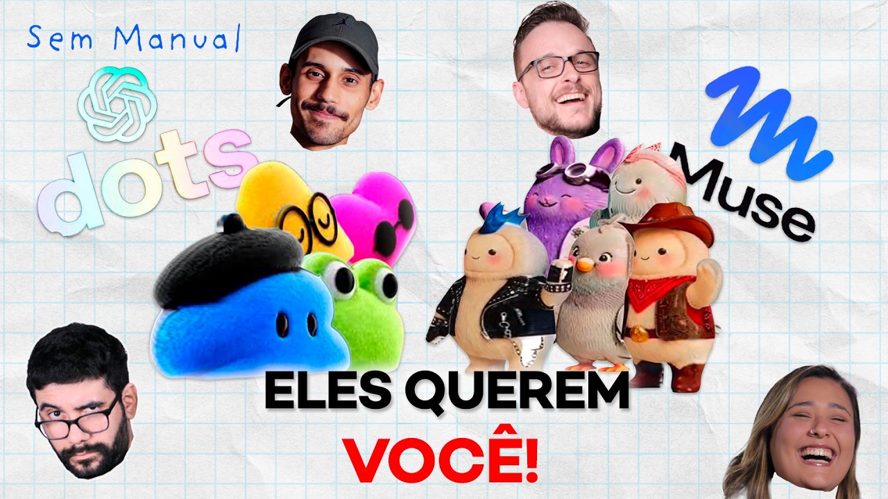 Agora o bichinho vai ser VOCÊ?! Meta Muse X OpenAI Dots #SemManual 53