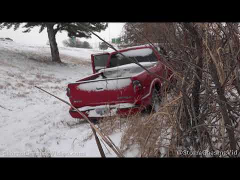Nightmare On The Road With Record Breaking Snow In Wichita, KS - 1/1/2021