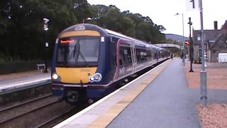 preview picture of video 'Southbound Scotrail Train in Pitlochry Scotland'