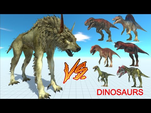 RALPH RAMPAGE vs ALL UNITS (Carnivore Dinosaurs) - Animal Revolt Battle Simulator