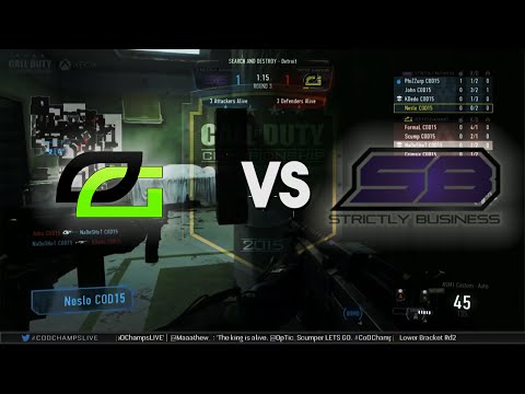[VoD] OpTic Gaming vs Strictly Business #CODCHAMPS2015